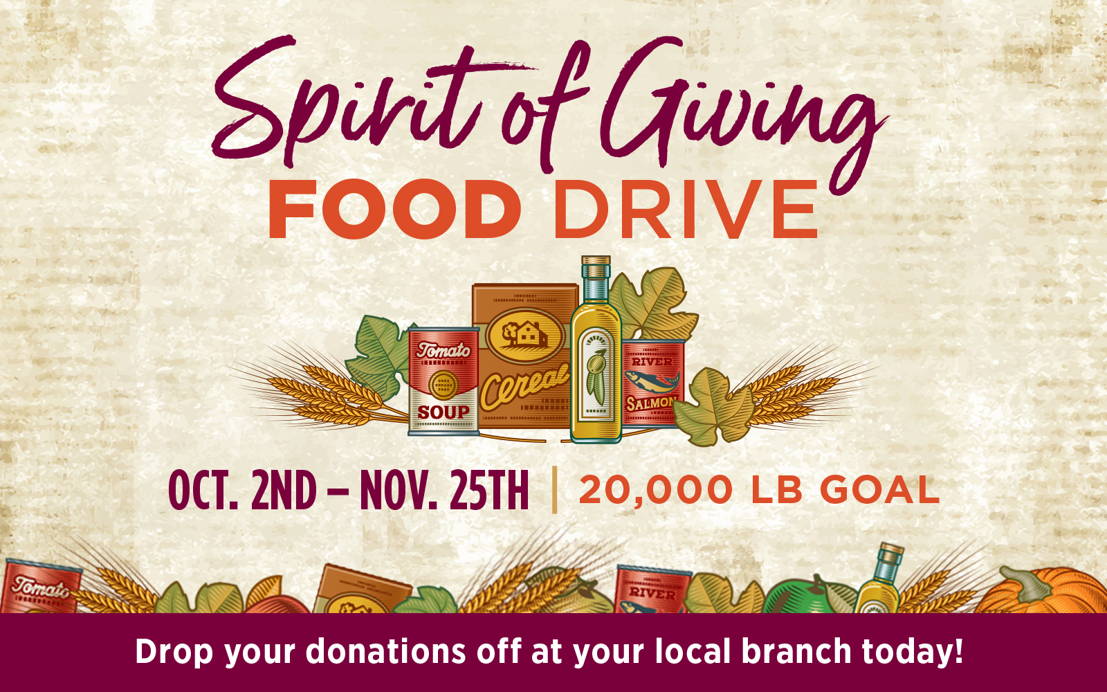 American Heritage Credit Union Hosts Th Annual Spirit Of Giving Food