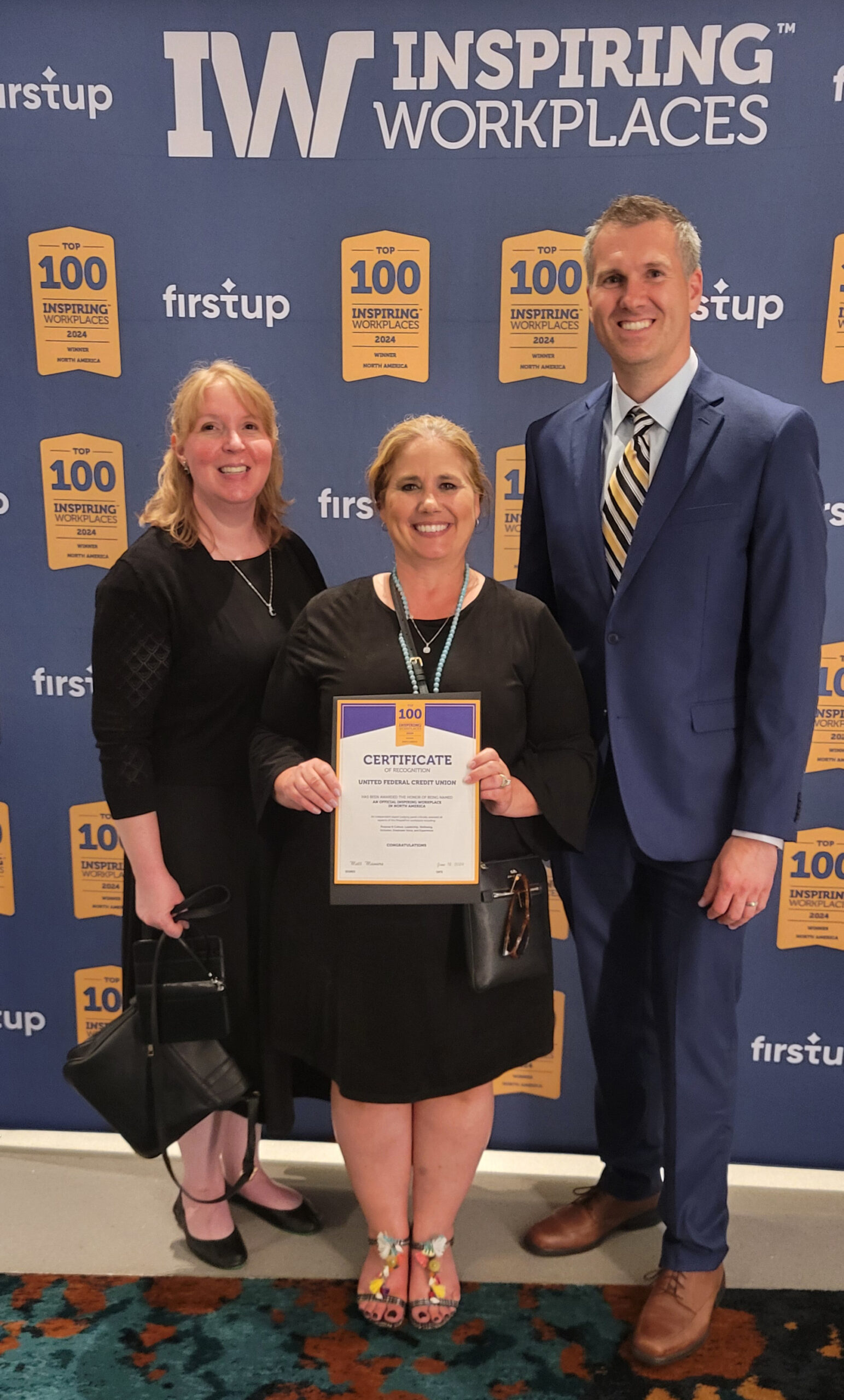 United FCU Named to 2024 Top 100 Inspiring Workplaces Winners in North